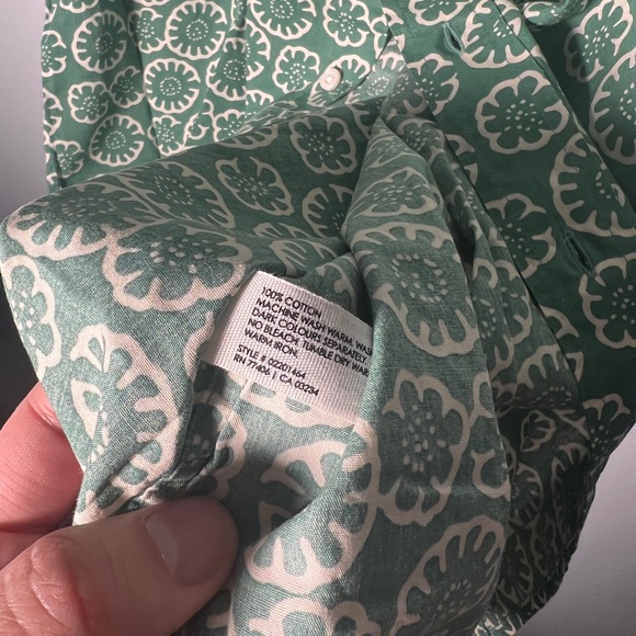 CLUB MONACO | Green Floral Shirt - Picture 6 of 6